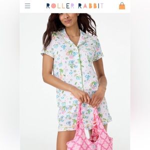 Roller Rabbit Pool Party Pajamas women’s medium NWT and shipping box